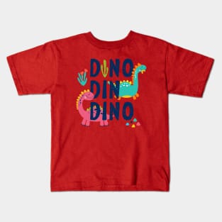 Dino Din Dino Kids T-Shirt